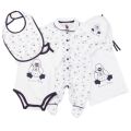 Baby White & Navy 5 Piece Gift Set 11558 by Armani Junior from Hurleys