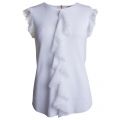 Womens Ivory Ysabel Frill Sleeve Top 14099 by Ted Baker from Hurleys