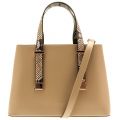Womens Taupe Abigail Exotic Handle Detail Lady Bag 68536 by Ted Baker from Hurleys