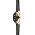 Womens Black/Gold Mayfair Leather Watch 44360 by Vivienne Westwood from Hurleys