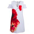 Womens White Lola Poppy Tunic Dress 9938 by Ted Baker from Hurleys