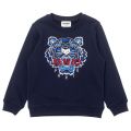 Boys Electric Blue Tiger Sweat Top 91754 by Kenzo from Hurleys