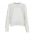 Womens Off White Drifting Button Knitted Jumper 81971 by Barbour International from Hurleys