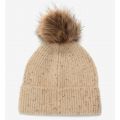 Womens Oatmeal Whitley Fleck Beanie 92355 by Barbour from Hurleys