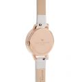Womens Blush & Silver 3D Butterfly Watch 27961 by Olivia Burton from Hurleys