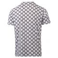 Mens White Monogram S/s T Shirt 108027 by Karl Lagerfeld from Hurleys