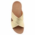 Womens Artisan Gold Lulu Padded Slide Sandals 40967 by FitFlop from Hurleys