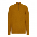 Mens Crest Gold Waffle 1/2 Zip Knitted Jumper 93924 by Tommy Hilfiger from Hurleys