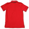 Boys Red Tipped S/s Polo Shirt (10yr+) 73183 by Armani Junior from Hurleys