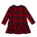 Girls Red Tartan Bow Dress 74868 by Mayoral from Hurleys