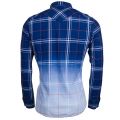 Mens Blue S-Courty Check L/s Shirt 10597 by Diesel from Hurleys