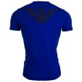 Mens Blue Logo Italy S/s Tee Shirt 11038 by Armani Jeans from Hurleys