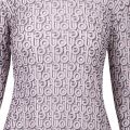 Womens Pink Multi Diralina_1 Logo Mesh L/s T Shirt 110250 by HUGO from Hurleys