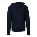 Mens Navy Stretch Terry Hooded Zip Through Sweat Jacket 97707 by Emporio Armani Bodywear from Hurleys