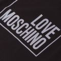 Mens Black Reflective Logo Regular Fit S/s T Shirt 39407 by Love Moschino from Hurleys
