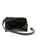 Womens Black Patent Small Pouch 34610 by Calvin Klein from Hurleys