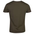 Casual Mens Dark Green Tommi UK S/s T Shirt 21984 by BOSS from Hurleys