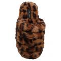 Womens Brown Leopard Alhana Faux Fur Slippers 96964 by Ted Baker from Hurleys