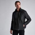 Mens Black Blyton Waxed Jacket 51412 by Barbour International from Hurleys