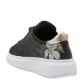 Womens Black Ailbe Print Platform Sole Trainers 50314 by Ted Baker from Hurleys