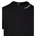 Mens Black Neck Logo S/s T Shirt 108594 by Karl Lagerfeld from Hurleys