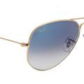 Womens Arista/Blue RB3025 Aviator Sunglasses 93055 by Ray-Ban from Hurleys