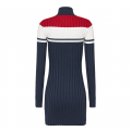 Womens Twilight Navy Colourblock Knitted Dress