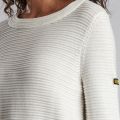 Womens Off White Garrow Knitted Top 46591 by Barbour International from Hurleys