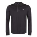 Mens Black T-Hart L/s Polo Shirt 33256 by Diesel from Hurleys