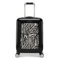 Womens Black Zebra Small Hard Suitcase 100029 by Ted Baker from Hurleys