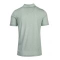 Mens Green Heather Soft Interlock Slim Fit S/s Polo Shirt 56155 by Calvin Klein from Hurleys