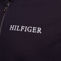 Mens Desert Sky Taped Hilfiger Hooded Zip Through Sweat Top 92254 by Tommy Hilfiger from Hurleys