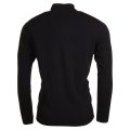 Mens Black & Grey Half Zip Knitted Jumper 14674 by Lacoste from Hurleys