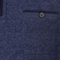 Mens Navy Franco Funnel Neck Sweat Top 61464 by Ted Baker from Hurleys