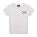 Boys White Training Logo S/s T Shirt 30698 by EA7 Kids from Hurleys
