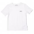 Boys White Small Logo S/s Tee Shirt 65391 by BOSS from Hurleys