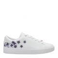 Womens White Juniper Leather Trainers 88564 by Ted Baker from Hurleys