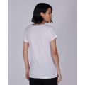 Womens White Grid S/s T Shirt 83036 by Barbour International from Hurleys