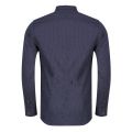 Mens Navy Boomtwn Geo L/s Shirt 28252 by Ted Baker from Hurleys