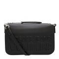 Womens Black Embossed Logo Crossbody Bag 85923 by Versace Jeans Couture from Hurleys