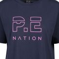 Womens Midnight Navy Heads Up S/s T Shirt 108761 by P.E. Nation from Hurleys