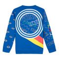 Junior Electric Blue Goddard Sweat Top 45850 by Kenzo from Hurleys