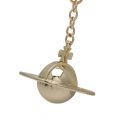 Womens Black/Light Gold Sofia 3D Orb Keyring 77512 by Vivienne Westwood from Hurleys