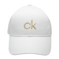 Womens White Branded Cap 86931 by Calvin Klein from Hurleys