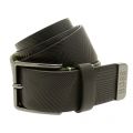 Mens Black Ther Belt 9634 by BOSS from Hurleys