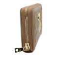 Womens Camel Quilted Zip Around Purse 43052 by Love Moschino from Hurleys