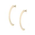 Womens Pale Gold Iclipsa Half Hoop Earrings 43552 by Ted Baker from Hurleys