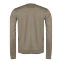 Mens Khaki Train Visibility Crew Sweat Top 30618 by EA7 from Hurleys