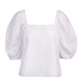 Womens White Ellizan Square Neck Top 87276 by Ted Baker from Hurleys