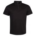Emporio Aramni Mens Black Flat Knit Collar S/s Polo Shirt 22332 by Emporio Armani from Hurleys